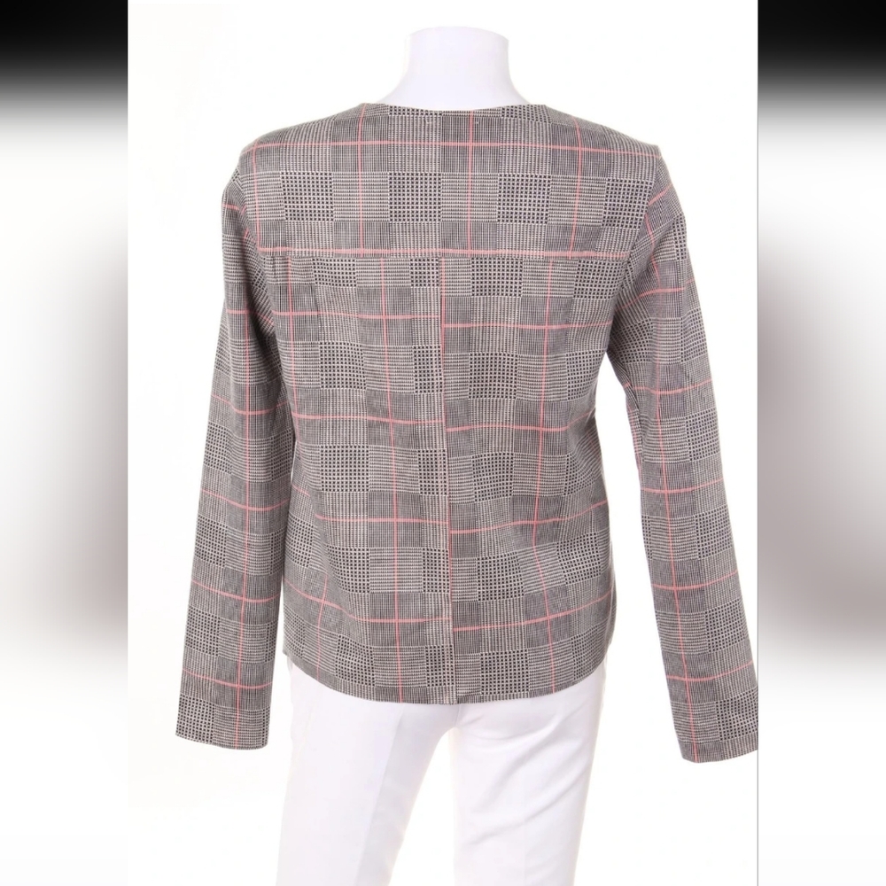 Zara W/B Patterned Plaid Womens Shirt - Picture 2 of 9